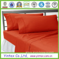 Festival Joyous Red Color High Quality Microfiber Bed Sheet/Bedding Set